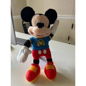Disney Junior Mickey Mouse Singing Fun Talking Plush 12” Hot Dog Song H6